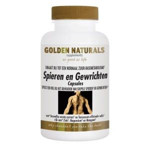 Golden Naturals Spieren En Gewrichten Capsules 180st