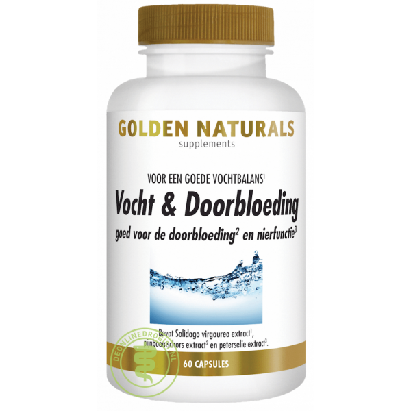 Golden Naturals Vocht & Doorbloeding Capsules