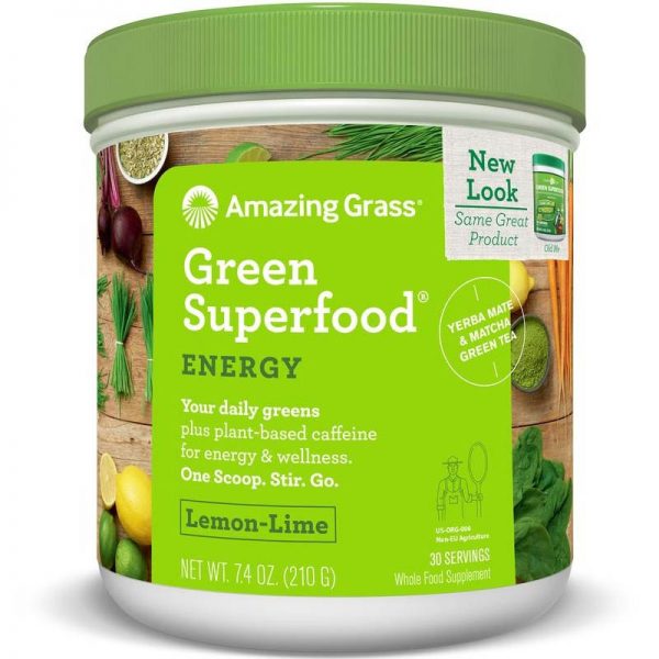 Green Superfood Lemon Lime Energy poeder