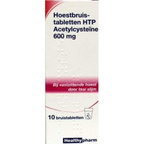 Healthypharm Acetylcysteine Bruistabletten 600mg