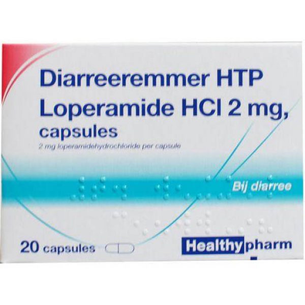 Healthypharm Diarreeremmer 2mg Capsules 20st