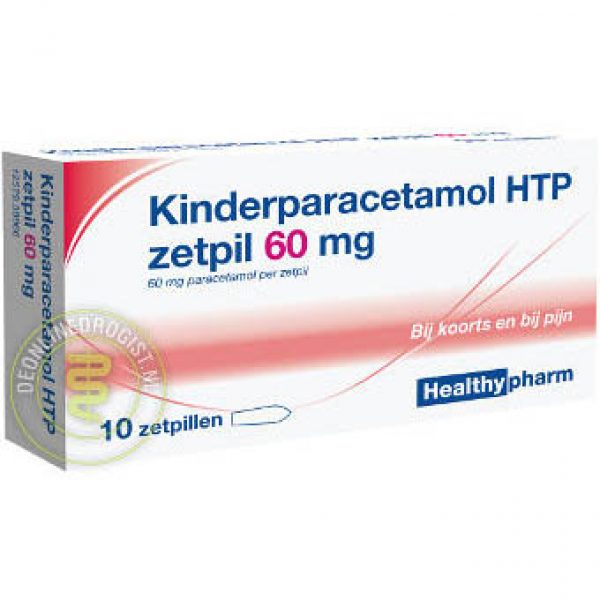 Healthypharm Paracetamol Zetpil 60mg