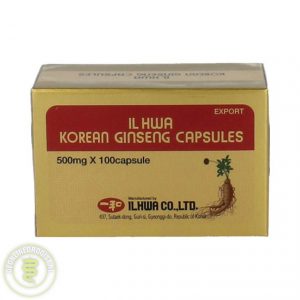 Il Hwa Ginseng Poeder 500mg Capsules