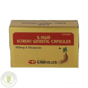 Il Hwa Ginseng Poeder 500mg Capsules 50st