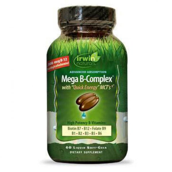 Irwin Naturals Mega B Complex Soft Gel Capsules