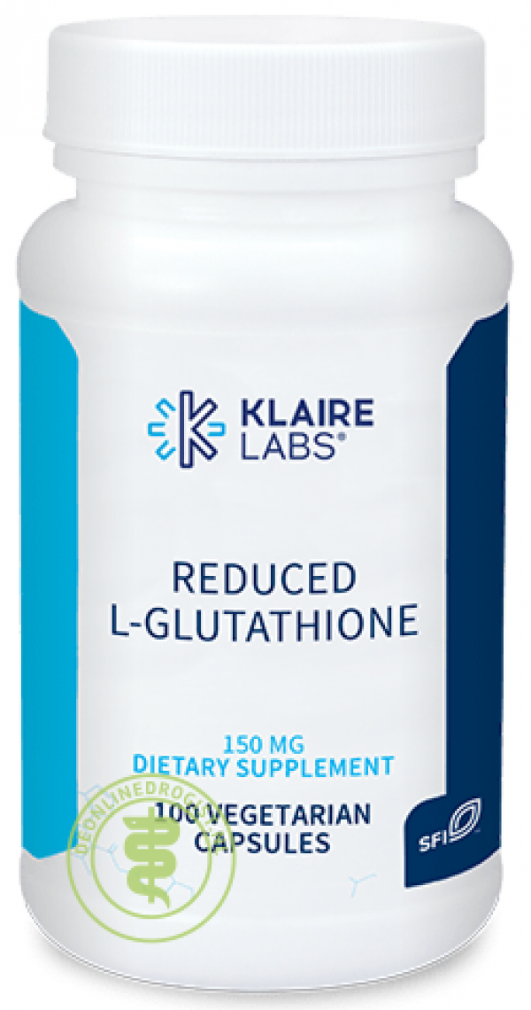 Klaire Labs Reduced L-Glutathion 150mg Capsules