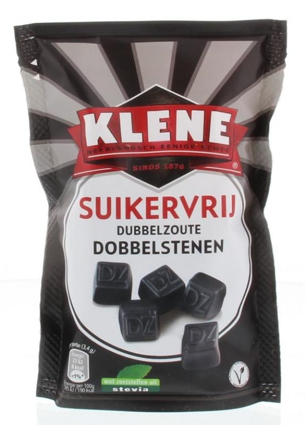 Klene Dubbelzoute Dobbelstenen Suikervrij