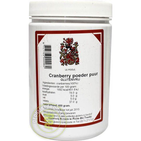 Le Poole Cranberrypoeder Puur