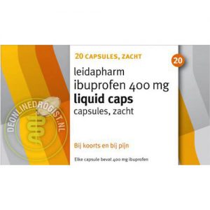 Leidapharm Ibuprofen 400mg Liquid Capsules 20st