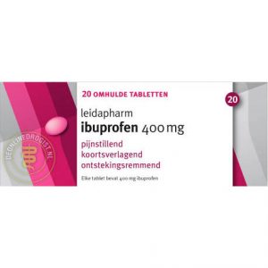 Leidapharm Ibuprofen 400mg Tabletten 20st