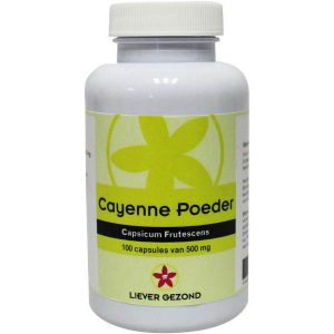 Liever Gezond Cayenne Poeder Capsules