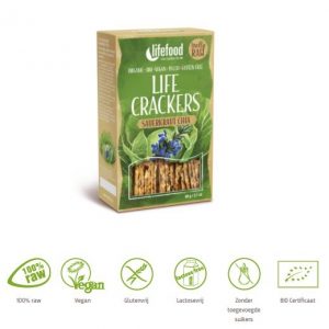 Life crackers zuurkool chia