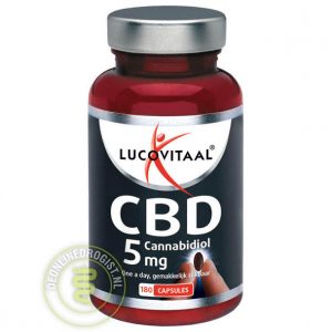 Lucovitaal CBD Cannabidiol 5mg Capsules