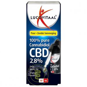 Lucovitaal Cannabidiol CBD Olie 2.8%