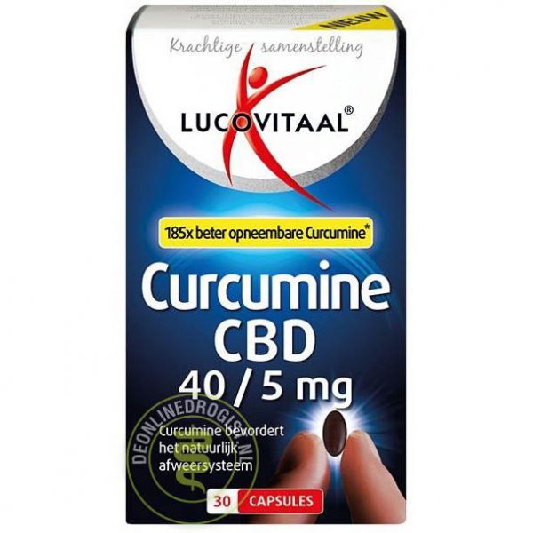 Lucovitaal Curcumine CBD 40/5mg Capsules