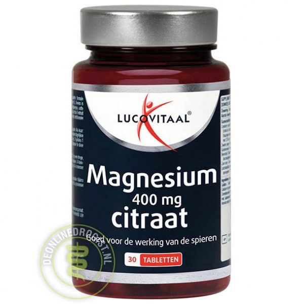 Lucovitaal Magnesium Citraat 400mg Tabletten