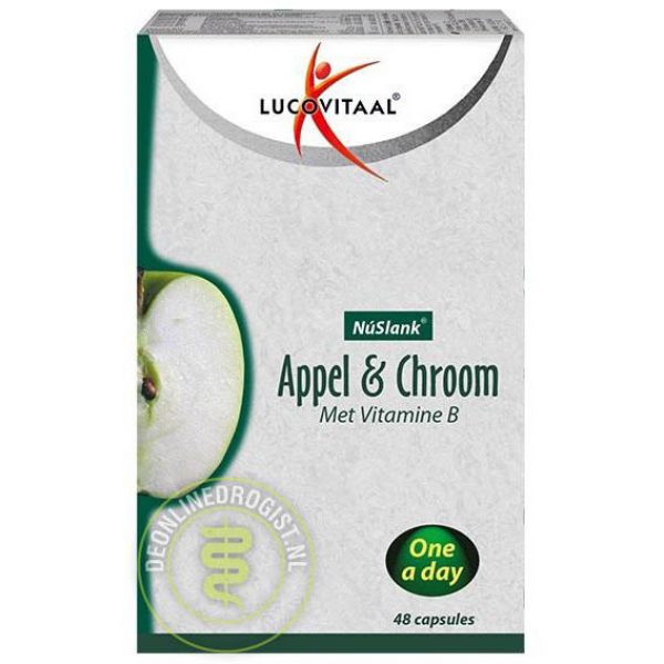 Lucovitaal NuSlank Appel & Chroom Capsules