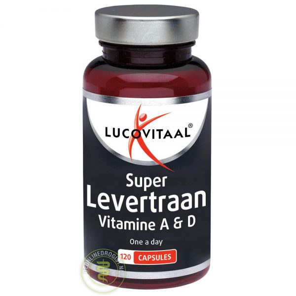 Lucovitaal Super Levertraan Vitamine A & D Capsules