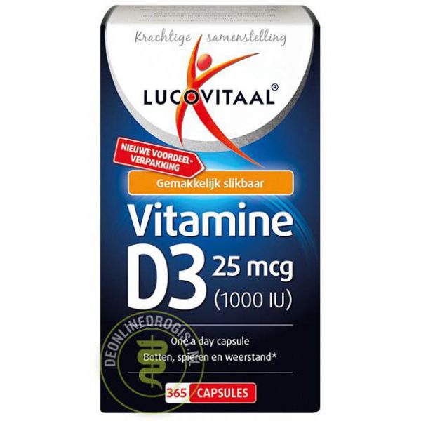 Lucovitaal Vitamine D3 25mcg Capsules