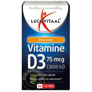 Lucovitaal Vitamine D3 75mcg Capsules