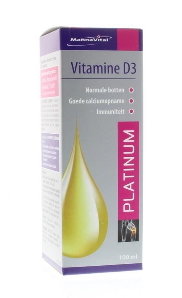 MannaVital Vitamine D3 Platinum Druppels 100ml