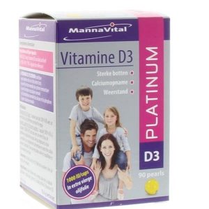 MannaVital Vitamine D3 Platinum Pearls