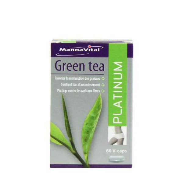 Mannavital Green Tea Platinum Capsules 60st