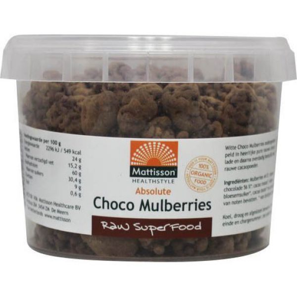 Mattisson HealthStyle Absolute Choco Mulberries 150gr