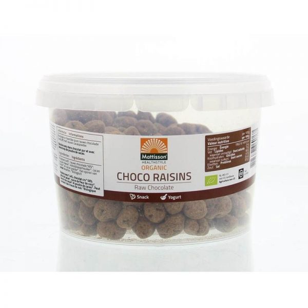 Mattisson HealthStyle Absolute Choco Raisins 200gr