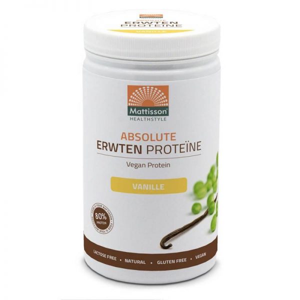 Mattisson HealthStyle Absolute Erwten Proteine Poeder Vanille 350gr