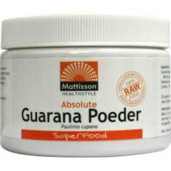 Mattisson HealthStyle Absolute Guarana Poeder 125gr