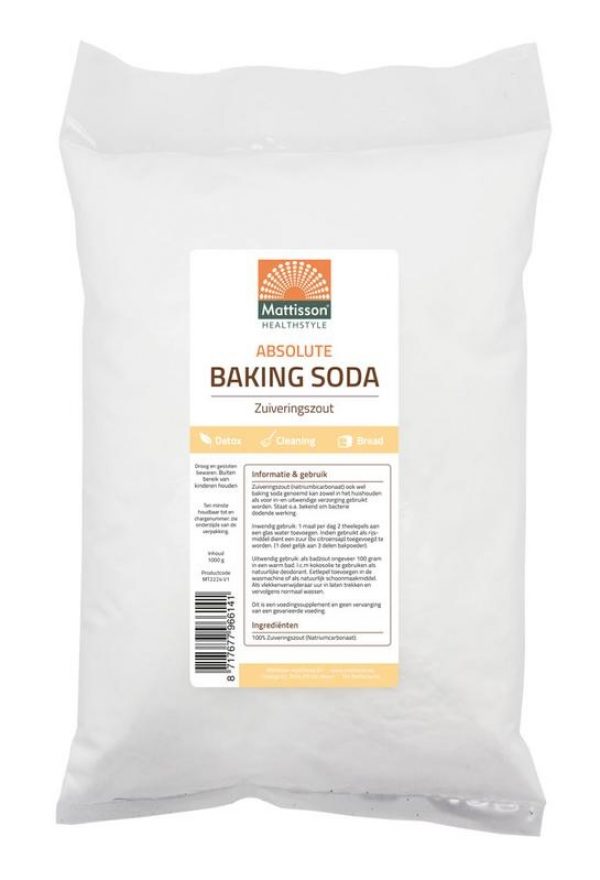 Mattisson HealthStyle Baking Soda Zuiveringszout