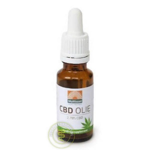 Mattisson HealthStyle CBD Olie 2.78% 10ml