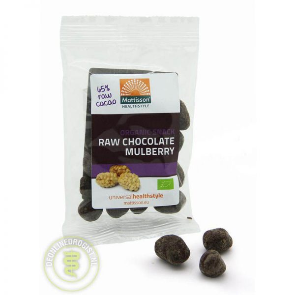 Mattisson HealthStyle Snack Mulberry Raw Chocolate