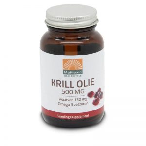 Mattisson Healthstyle Krill Olie 500mg Capsules