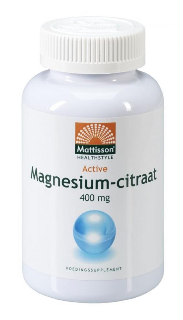 Mattisson Magnesium Citraat 400 mg