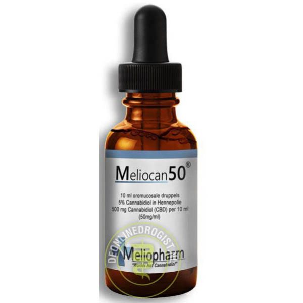 Meliopharm Meliocan50 CBD Olie 5%