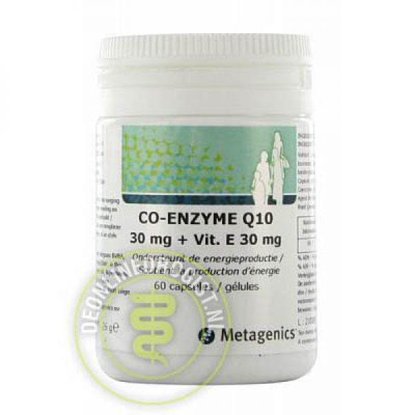 Metagenics Co-Enzyme Q10+Vit. E 30mg Capsules 60st