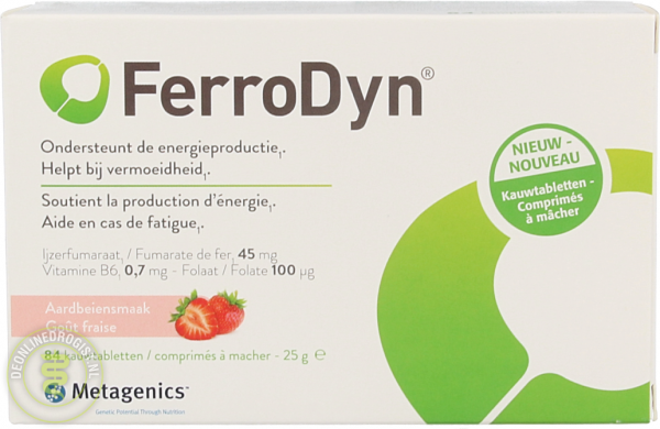 Metagenics Ferrodyn Kauwtabletten 84st