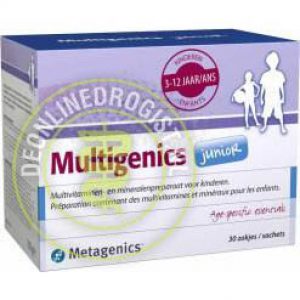 Metagenics Multigenics Junior Zakjes 30st