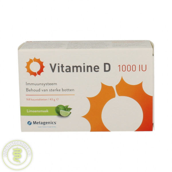 Metagenics Vitamine D 1000IU Tabletten 168st