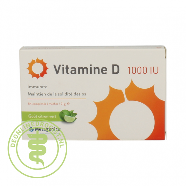 Metagenics Vitamine D 1000IU Tabletten 84st