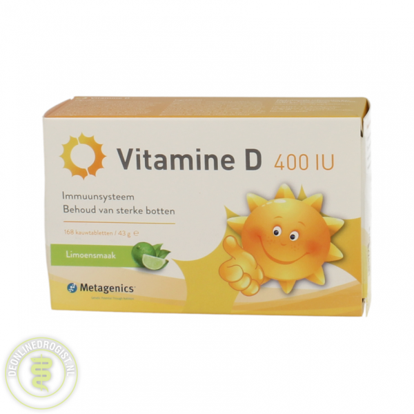 Metagenics Vitamine D 400IU Tabletten 168st