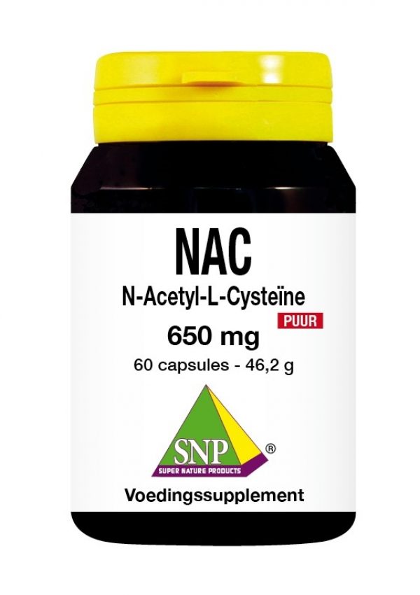 N-acetyl L-cysteine 650 mg puur