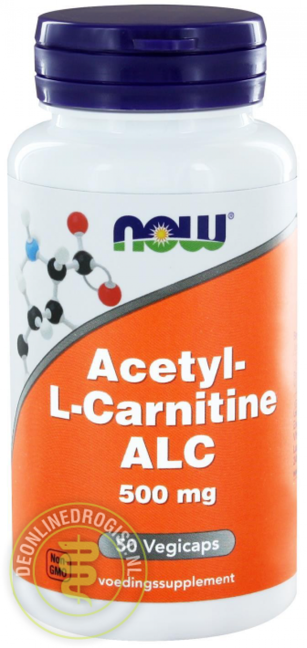 NOW Acetyl L-Carnitine 500mg Capsules 50st