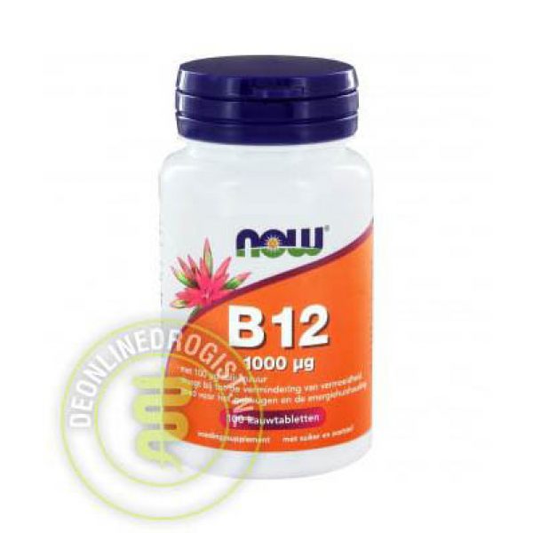 NOW B12 1000mcg Kauwtabletten 100st