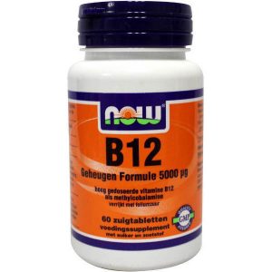 NOW B12 Geheugen Formule 5000 Tabletten 60st