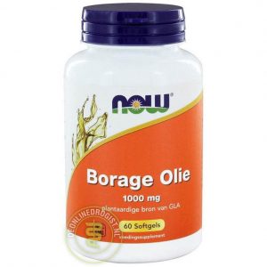 NOW Borage Olie 1000mg Capsules