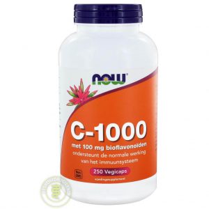 NOW C-1000 Met 100mg Bioflavonoiden Capsules 250st