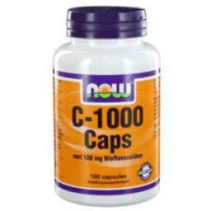 NOW C-1000 Met 100mg Bioflavonoiden Capsules